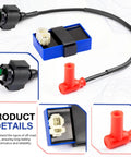 Beefed Up CDI Box Igniter And Ignition Coil Spark Plug Kit For Foreman 400 TRX400FW 4x4 1995 1996 1997 2003 OEM Parts