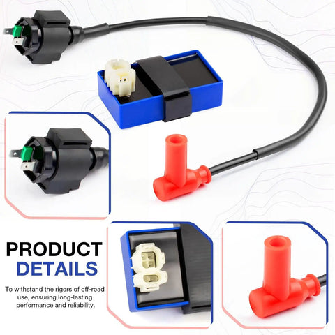 Beefed Up CDI Box Igniter And Ignition Coil Spark Plug Kit For Foreman 400 TRX400FW 4x4 1995 1996 1997 2003 OEM Parts