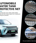 Top Rated Heavy Duty Grille Mesh Guard For Tesla Cybertruck 2024 Plus Radiator Cover protective net installed on car to shield condenser.