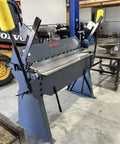 49 Inch Box And Pan Brake For Steel And Aluminum, 12 Gauge Capacity Up To 0.1 Inch Mild Steel, in workshop setting