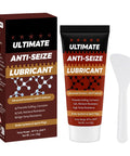 Front view of Ultimate Anti-Seize Lubricant tube and box, copper formula, 1 oz, with white plastic applicator