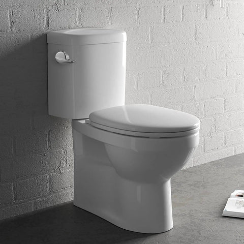 Toilet with Toilet Handle Replacement Kit For Side Mount Tanks No Hassle Easy Install Fits TOTO And Kohler, silver finish