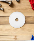 Dead Simple Setup Nylon Wheel Casters With Precision Ball Bearings And Heavy Duty Brackets For Manure Removal Systems and Industrial Tracks, white nylon wheel.