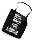 Work Hard Foil Harder Wing Foil Tote Bag For Wing Surfing Fans And Wingboarding Coaches Durable 16 By 16 Inch Carry Tote