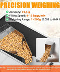 Game Changing Automatic Powder Filling Machine With Two Hundred Gram Capacity And Point Three Gram Accuracy packing soybeans with precision.