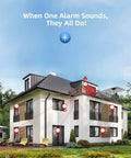 2 In 1 Smoke And Carbon Monoxide Alarm With Voice Alerts, Hardwired Or Wireless Interconnection For Up To 12 Units illustration