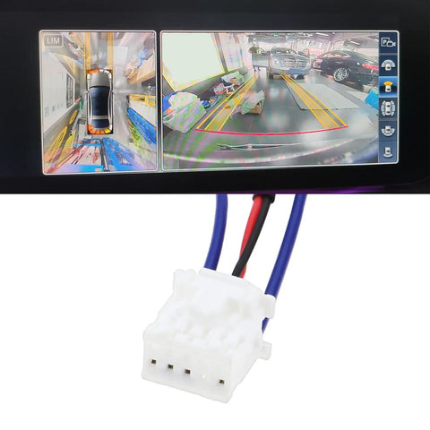 Four Pack 10Pin Car Reversing Camera Cable Adapter For Large Screen Rear View Wiring Harness with screen display