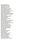 Specifications sheet for Front Hub Bearing Assembly For 2009 2013 Chevrolet Corvette And Cadillac XLR 3 Lug ABS 19208047 512441
