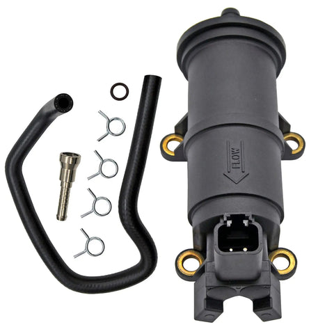 Diesel Fuel Lift Pump For 2002 2003 2004 Ram 2500 3500 5.9L Diesel Inline External Electric Pump With Installation Kit SP1206 E7230 OEM Replacement Fits Dodge Ram, showing pump and kit components.