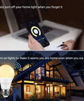 Smart LED Bulbs That Play Nice With Alexa And Google Home 60W Equivalent Dimmable From The App Warm White 2700K in use at home