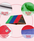 All Weather Swing Set Canopy Replacement Top With 210D Oxford Fabric UV Shield, Windproof Screw Kit, Outdoor Patio Shade Cover