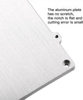 VORON V0 120x120mm Aluminum Build Plate Super Flat and Durable for 3D Printing Easy Install for VORON V0 DIY Printer Parts Smooth First Layers High Heat Tolerant Pro Level Quality, brushed aluminum plate corner with mounting hole