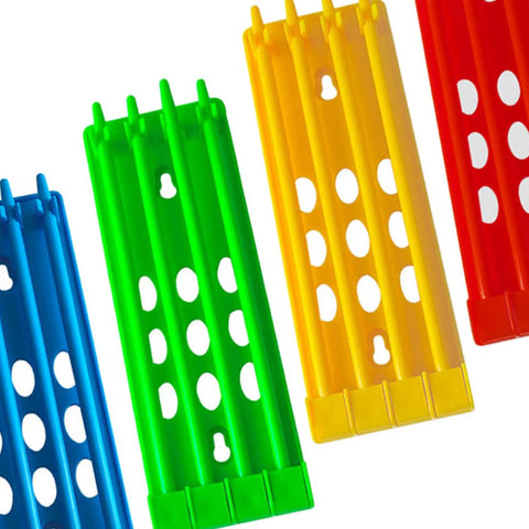4 Pack Pigeon Ring Stands And Poultry Leg Band Racks, colorful durable plastic for easy pro grade band management