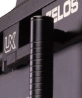 Close-up of side lever on Zelos 22 Caliber PCP Pellet Gun Air Rifle With 20-Round Rotary Magazine and Adjustable Regulator