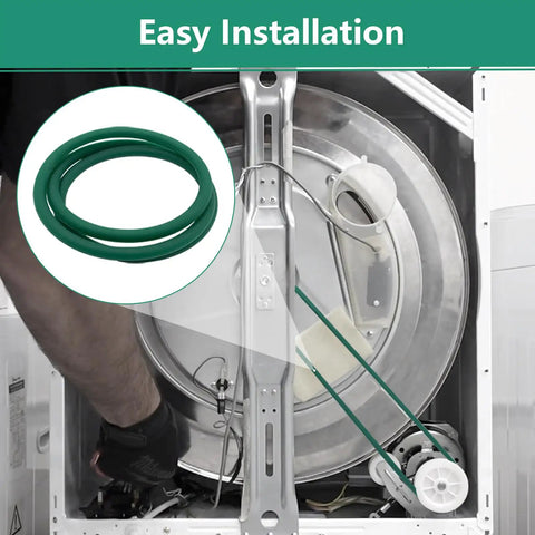 Compact Dryer Blower Fan Belt Replacement For PAN725SF 1.50 Cu Ft Mini Portable Dryer easy installation inside view