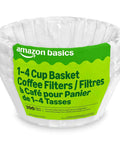 Basket Style Coffee Filters For 1-4 Cup Coffee Makers, White, 200 Count, Fits Most Machines, Compostable Design And ASTM D6868-11 Compliant