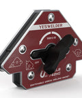 Switchable Welding Magnet With 92 Lb Holding Power, Arrow Shaped Magnetic Holder For Multi Angle Positioning, On Off Switch view