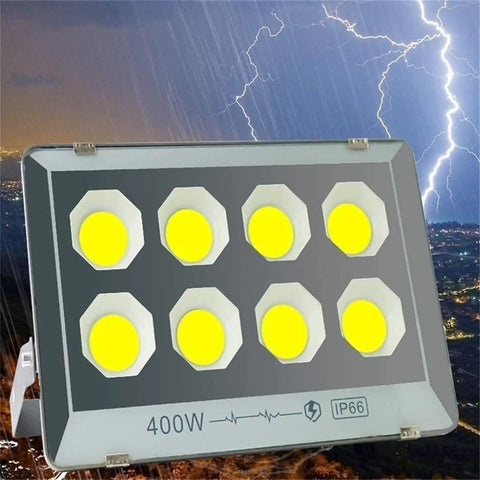 JUDYSSY Led Floodlight Led Outdoor Floodlight, 400W with waterproof design, ideal for extreme weather conditions.