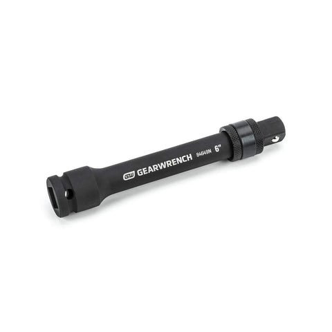 Locking 1/2 Inch Drive Impact Extension Set With 3 Inch, 6 Inch And 12 Inch Extensions, Detent Pin Retention, Sliding Collar Locking Mechanism