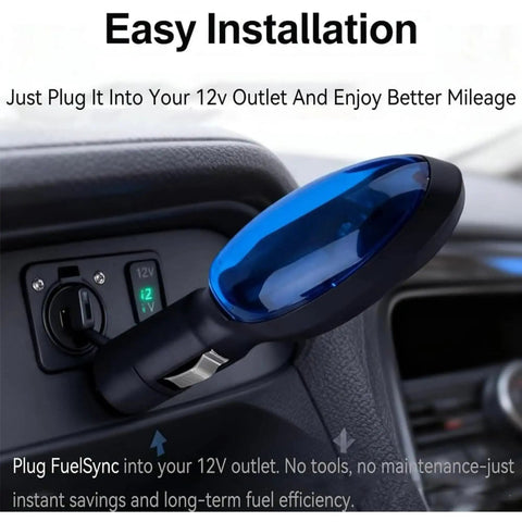Plug In Gas Saver Fuel Device 3 Pack To Maximize Fuel Economy And Save Cash At The Pump installed in car's 12V outlet