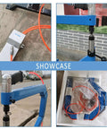 Industrial Beefy Pneumatic Planishing Hammer With Four Inch Throat Anvil And Pedal Air Planishing Tool For Metalwork And Auto Body