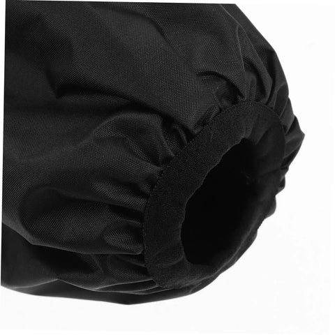 Close-up of the elastic cuff of the Tough As Nails Extended Black Arm Sleeves 2 Pairs Pack Oilproof Guards.