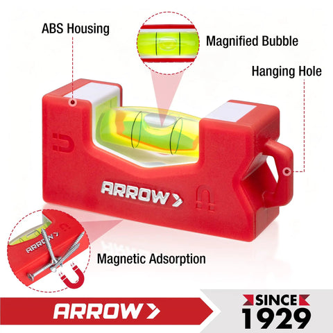 Heavy Duty 3 Inch Magnetic Mini Level Featuring Boss Grade Neodymium Magnets Gripping Metal Secure And Delivering Dead Nuts Accurate Readings Via Super Bright High Vis Vials For Every Handyman Jobsite