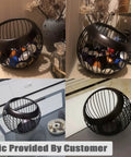 Large Capacity K Cup Pod Holder For Countertop Coffee Bar Accessories With Wide Opening showcased on customer countertop.