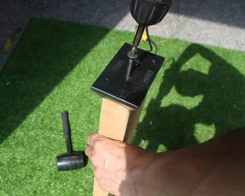 Installing 40 Piece Deck Railing Brackets Connectors For 2x4 Railing Posts With 240 Wood Screws Nylon Pre Drilled 90 Degree Railing Connector