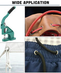 Three Die Hand Press Grommet Machine Kit With 1500 Eyelets For Leather Fabric Tarps And More Heavy Duty Workhorse Tool Set