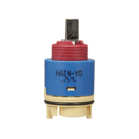 Pressure Balancing Cartridge For Tub And Shower Kit 3P RK7300 Cart, 3 Year Warranty, Easy Install, blue and red component