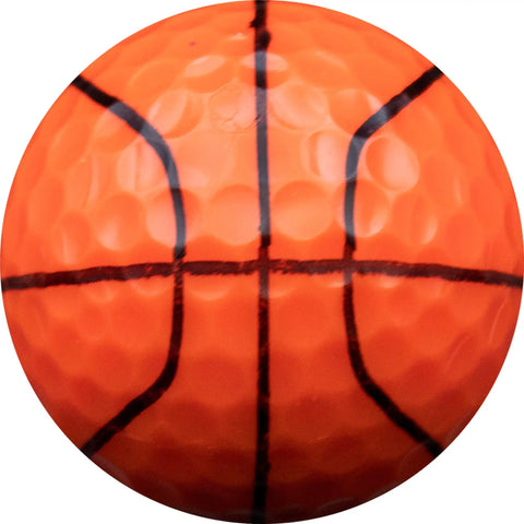Custom Photo Logo Or Text Basketball Golf Balls 12 Pack With 360 Degree Print Upload Your Own Design Dope Gift For Golfers Coaches Fans And Adults