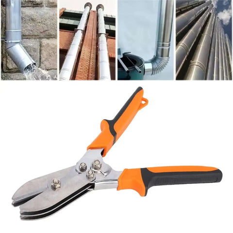 Five Blade Sheet Metal Crimper Pliers Hand Crimping Tool For HVAC Ductwork 24 To 28 Gauge Stainless Steel Vent Duct Systems