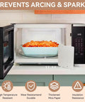 Grease And Moisture Shield Microwave Waveguide Cover For GE Microwaves Keeps Grease From Building Up Fits Mica Sheets Replacement