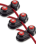 3 Pack Kayak Cam Cleats Aluminum Rope Cleats for Boats Fast Entry Dock Cleats Works with Lines Up to 5 Eighths Inch in use