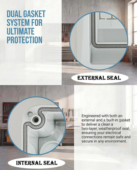 12 Way HT Circuit Breaker Box Distribution Protection Enclosure With IP66 Waterproof Dustproof Rating For Industrial Electrical Panels And Built Tough Circuit Management In Harsh Environments, dual gasket seal