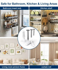 Heavy Duty 264 Piece Drywall Screws And Anchors Kit For Walls And Picture Hanging Stainless Steel Screws with anchors