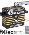 Beefy Waterproof 45Kg High Torque Brushless Servo For RC Cars Crawler Trucks And Buggies 8.4V HV Metal Gear Digital Servo