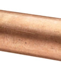 Top Shelf Heavy Duty Red Brass Pipe Nipple, 4 Inch Male NPT Threads Hooks Up To 6 Inch Long Seamless Schedule 40 side view