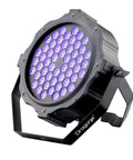 180W UV LED Par Light With DMX Control, Pro Blacklight Strobe And Wash Fixture for glow parties; front view of light emitting