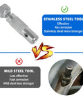 Aircraft Tire Valve Stem Removal Tool With Pro Grade Safe Core For Standard Bore Valves Delivers Fast Safe Air Release For Heavy Aircraft