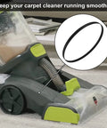 Replacement Belts For Dual Power Max Carpet Vacuum Cleaner Compatible With FH51000 FH51001 FH51002 FH51010 FH54010 FH51000RM FH51000NC FH54000 Easy To Install Durable Pack Of 2 beside vacuum cleaner