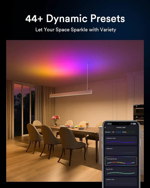 Ultra Thin Five To Six Inch Smart WiFi Recessed LED Disk Lights RGBWW Color Changing Dimmable Four Pack for dining room