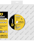 Packaging of Laser Welded Diamond Blade 14 Inch For Cutting Reinforced Concrete, Stone, Marble, Granite, Brick And Masonry