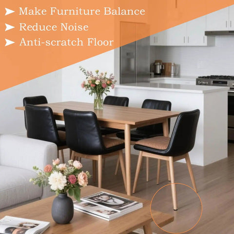 12 Pack One Quarter Inch Threaded Furniture Levelers With T Nuts And Non Slip Felt Pads For Tables Cabinets Chairs And Stool Legs Floor Protection Easy Install And Heavy Duty Adjustable Feet To Level And Protect Hardwood And Tile Floors