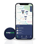 No Stress Gps Locator And 4G Tracker For Keys Wallet Luggage And Little Ones Featuring Live Position Updates on smartphone display.