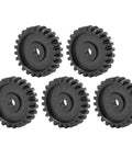 Five Pieces Steel Servo Spur Gear Set With 24 Tooth Internal Spline And 0.8 Module For Precision Drive Systems Built Tough Industrial Gears