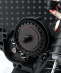 Close-up of Steel Main Gear 48P Spur Gear 87T 93T for ECX 1/10 2WD RC Cars Ruckus Axe Brutus with visible internal assembly.