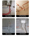 This Heavy Duty Electrical Wire Threader Is The Ultimate Fish Tape For Pros. Floor, ceiling, wall and grid threading cables.