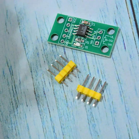 X9C103S Digital Potentiometer Module For Arduino Four Piece Set with electronic components on wooden surface
